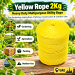Yellow Rope 2Kg Heavy Duty Multipurpose Utility Rope