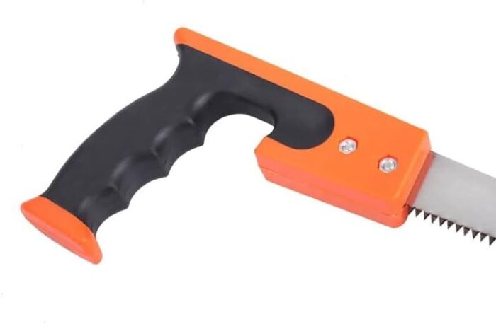 FG ZAIN FINDER Garden Pruning Saw, 65Mn Steel Blade with Polished Finish, Ergonomic ABS & TPR Handle for Efficient Cutting, 12 Inch