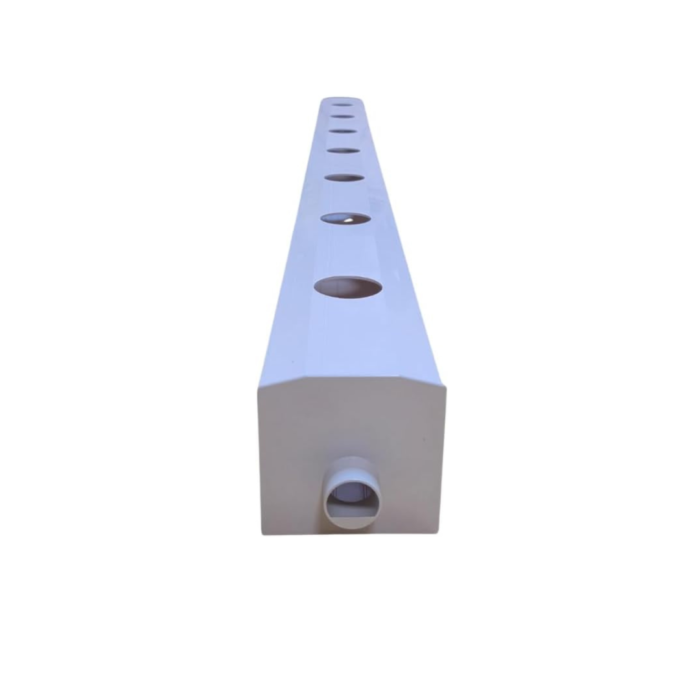 FG ZAIN Hydroponic NFT Channel with End Caps (with hole 32mm)
