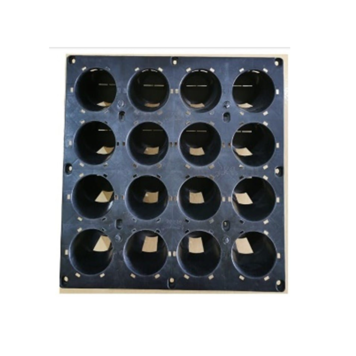 FG ZAIN Black Vertical Green Wall Modular Tray Panel – 16 Planting Pot