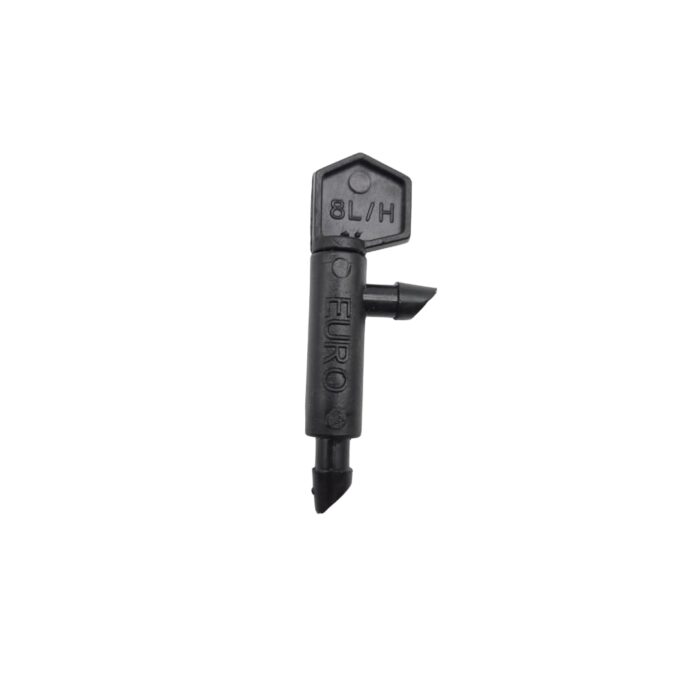 Black Dripper for Irrigation, 8 L/H, Pack of 100
