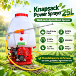 Knapsack Power Sprayer 25L – 26cc 2-Stroke Engine, 0.65kW