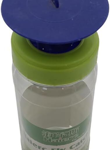HAIERC Fly Catcher Bottle with Fly Attractant, Reusable Outdoor Hanging Fly Trap