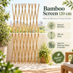 Bamboo Screen 120 cm | Natural Balcony Privacy Screen