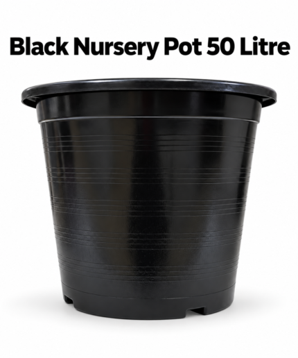 Black Nursery Pot 50 Litre
