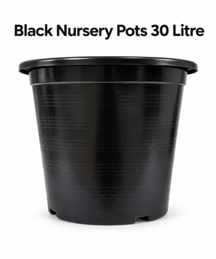 30 Litre Black Nursery Pots