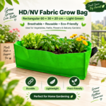 HD/NV Fabric Grow Bag Rectangular 60 × 30 × 20 cm