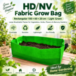 HD/NV Fabric Grow Bag Rectangular 100 × 60 × 20 cm