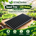 FG ZAIN Seed Tray with 128 Holes, Pack of 3
