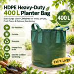 HDPE Heavy‑Duty 400 L Planter Bag