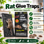 Rat Glue Traps – Black Color, Pack of 2
