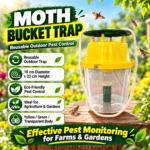 Moth Bucket Trap/Moth Catch Bottle – Reusable Outdoor Trap with