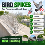 Bird Spikes for Pigeons and Small Birds – 5 Pin