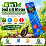 FG ZAIN 4 in 1 Soil pH Meter – Light, Moisture, pH