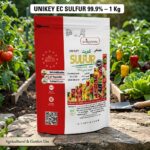 Unikey EC Sulfur 99.9% – 1 Kg | Elemental Sulfur Fertilizer for Soil