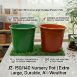 Nursery Pot JZ-150/140 – Extra Large Durable Plastic Plant Pot for Trees