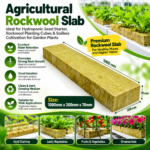 FG ZAIN Agricultural Rockwool Slab, 1000mm x 200mm x 70mm