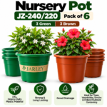 Nursery Pots_ Green and Brown Planting Set