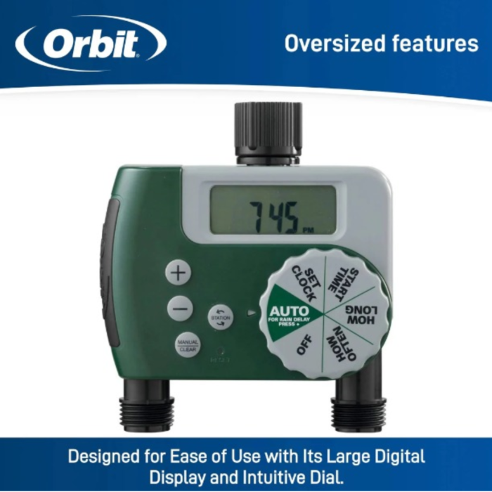 Orbit Buddy II 94148 Double Station Tap Timer