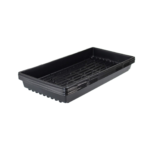 FG ZAIN Black Plastic Growing Tray for Plants