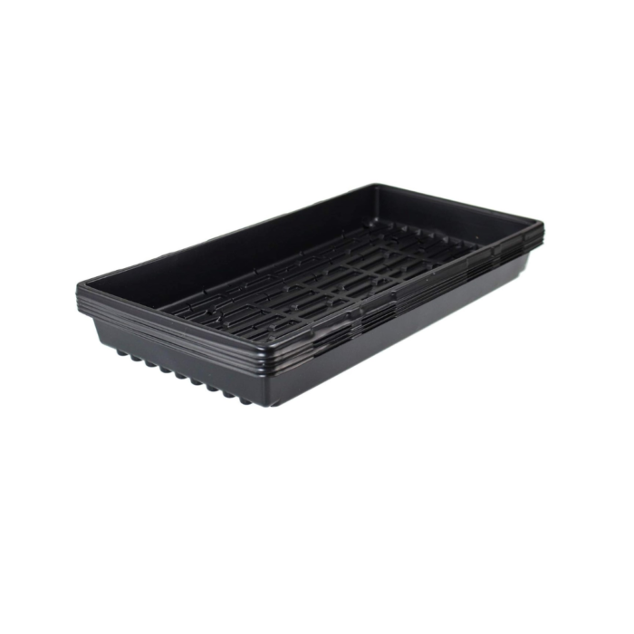 Plastic Growing Tray for Plants, Seedling Starter Tray for Hydroponics & Gardening – 54x28x6 cm, 2.3 mm Thick