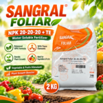 SANGRAL Foliar NPK 20-20-20+TE Water Soluble Fertilizer Vegetable