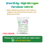 Urea 50 Kg – High-Nitrogen Fertilizer (46% N)