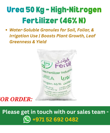 Urea 50 Kg – High-Nitrogen Fertilizer (46% N)