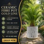 ceramic_fibre_pot_gold_line