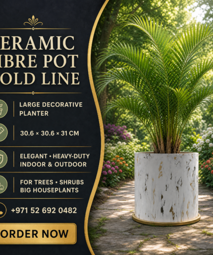 ceramic_fibre_pot_gold_line