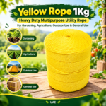 Yellow Rope 1Kg Heavy Duty Multipurpose Utility Rope
