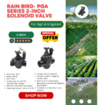 Rain Bird PGA Series 2-Inch Solenoid Valve – Heavy-Duty Irrigation Valve with 2-Inch Female Thread, Reliable and Durable Performance