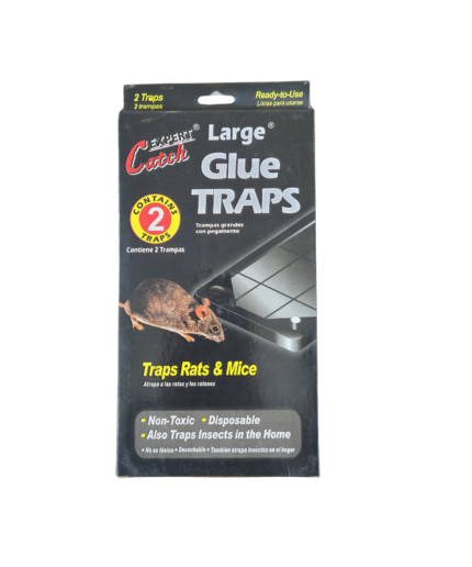 Rat Glue Traps – Black Color, Pack of 2