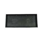 FG ZAIN Black Microgreen Tray, 56 cm x 24 cm x 3.5 cm