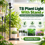 T8 Plant Light With Stand / Grow Light for Indoor Plants, Flowers / LED