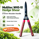Multitec WHS-10 Hedge Shear – 575mm Wooden Handle
