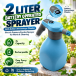 FG ZAIN 2 Liter Battery Operated Sprayer with Battery Percentage