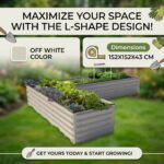 Raised Garden Bed L-17-Right Angle