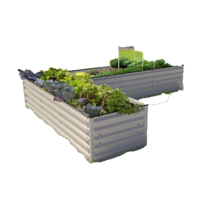 Raised Garden Bed L-17-Right Angle / Dimension: 152X152X43 CM