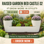 Raised Garden Bed Castle -32 / Dimension: 238X62X80 CM