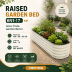 Raised Garden Bed 6N1-17/ Dimension: 195X60X43 CM