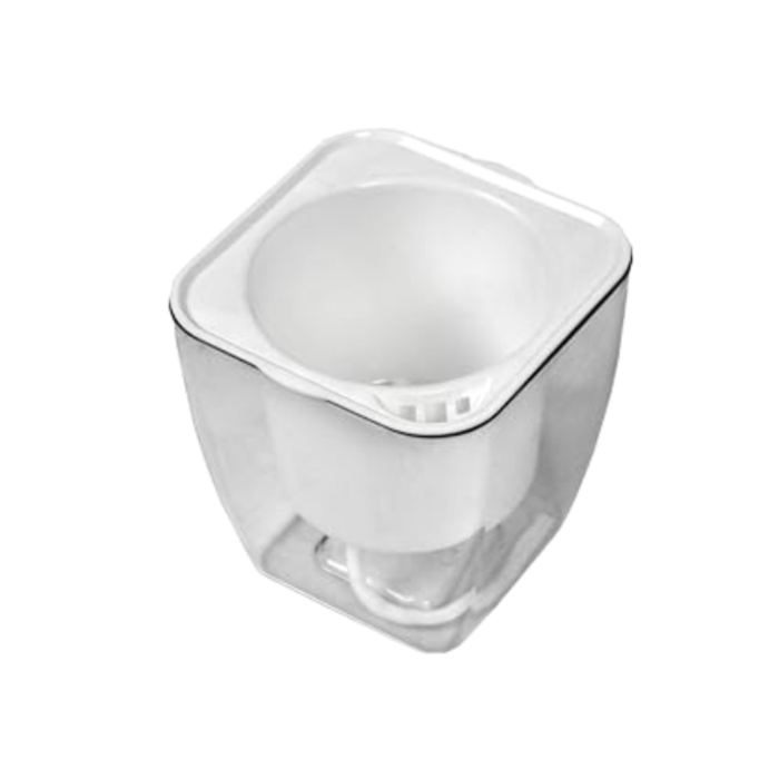 Square Transparent self watering Plastic Planter Pot