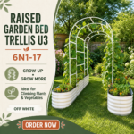 Raised Garden Bed TRELLIS U3 / 6N1-17