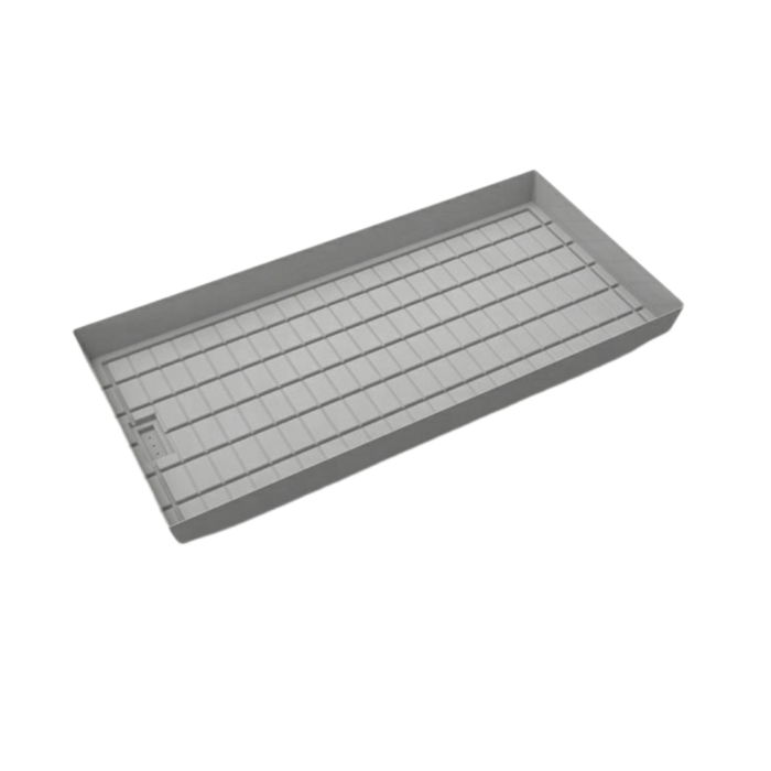 Grey UV-Stabilized EBB & Flow Hydroponic Tray