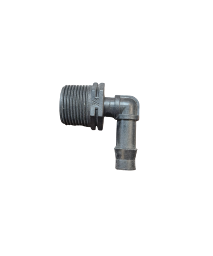 FG ZAIN Irrigation Male Elbow 13mm to 3/4 Inch Threaded, Pack of 10