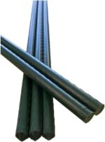 FG ZAIN Plant Support Stick 300 CM – Extra Long, 20 MM Thick Metal Core with PVC Coating