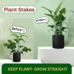 FG ZAIN PVC Coated Metal Plant Stick – 210 cm Height, 16 mm Thickness | Extra Tall Heavy-Duty Garden Support Pole for Climbing Plants