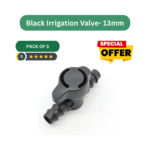 Black Irrigation Valve 13mm