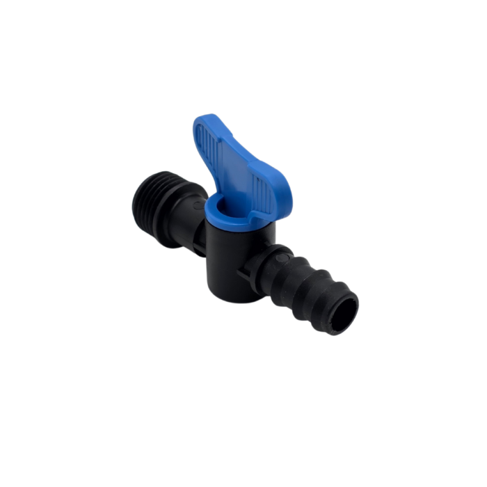 Irrigation Valve Blue & Black 13mm to