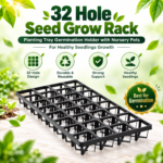 32 Hole Seed Grow Racks, Planting Tray Germination Holder